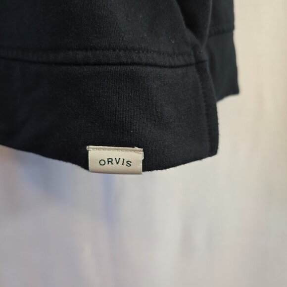ORVIS BLACK PULLOVER SWEATER MODAL SIZE XL VNECK VERY SOFT RELAXED - Picture 4 of 8